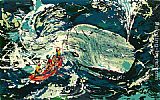 Leroy Neiman Wall Art - Blue Whale Moby Dick Suite